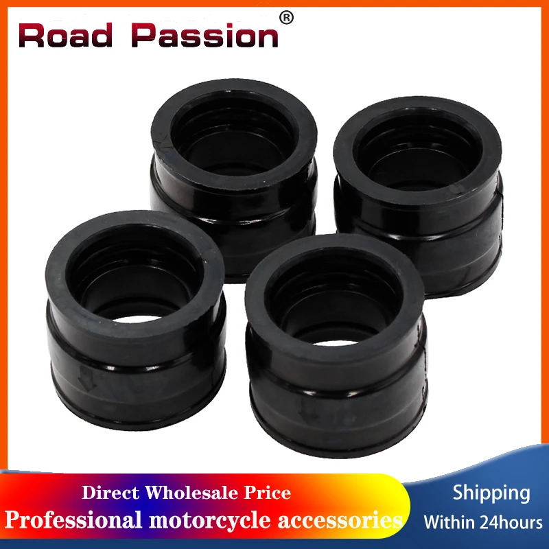

Road Passion 4pcs Motorcycle Carburetor Interface Manifoid Intake For HONDA CB650 CB650SC RC03 CB 650 650SC 16211-426-000