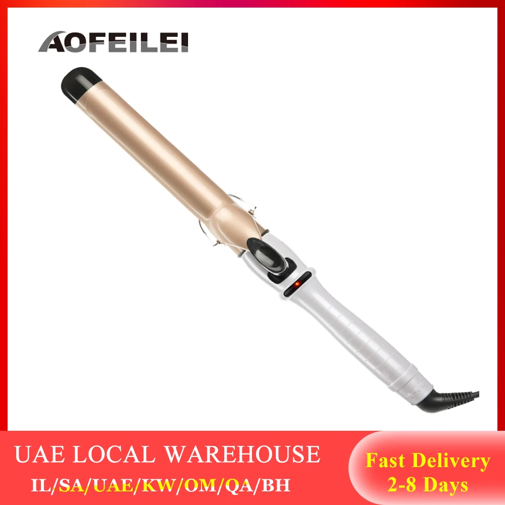 

[Local Warehouse Dispatch] Aofeilei 19-38mm Ceramic Electric Hair Curlers 38mm Hair Curling Iron Big Curls 25mm Curling Iron
