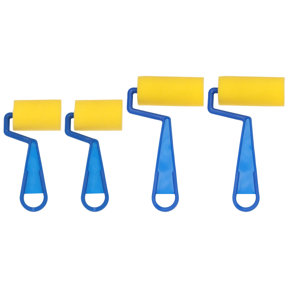 

Painting Brush Sponge Brushes Foam Set Color Kid Roller Drawing Tools Diy Sponges Rollers Tool Mini Shapes Stain Toddler Kids