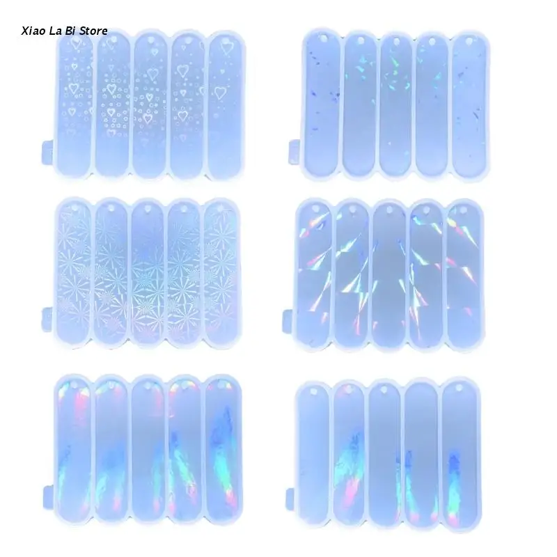 

Силиконовая форма XXFD для закладок с отверстием для проектов «сделай сам»