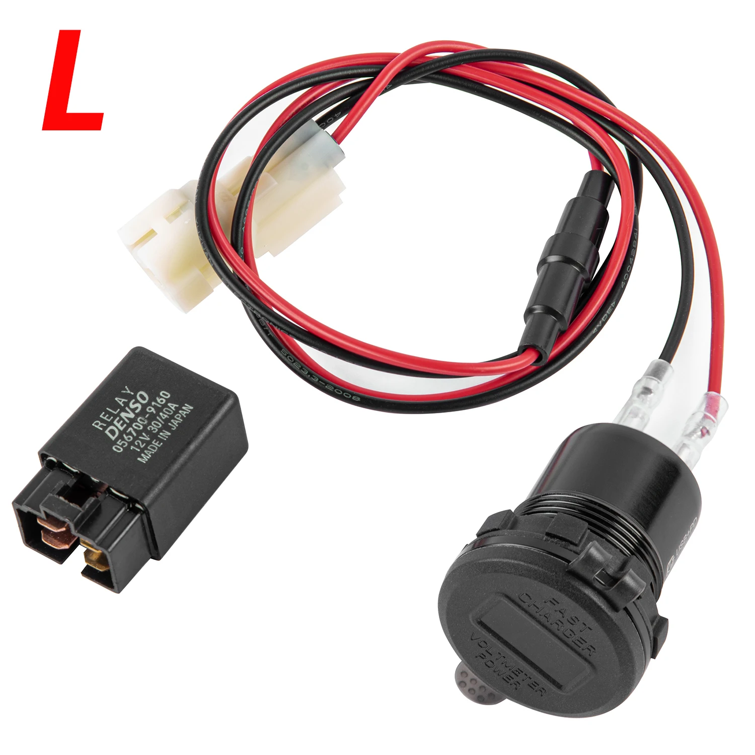 

Мотоциклетная левая и правая камера для мобильного телефона, USB-зарядное устройство, аксессуары с реле для Kawasaki Versys 650 2022 2023 2024