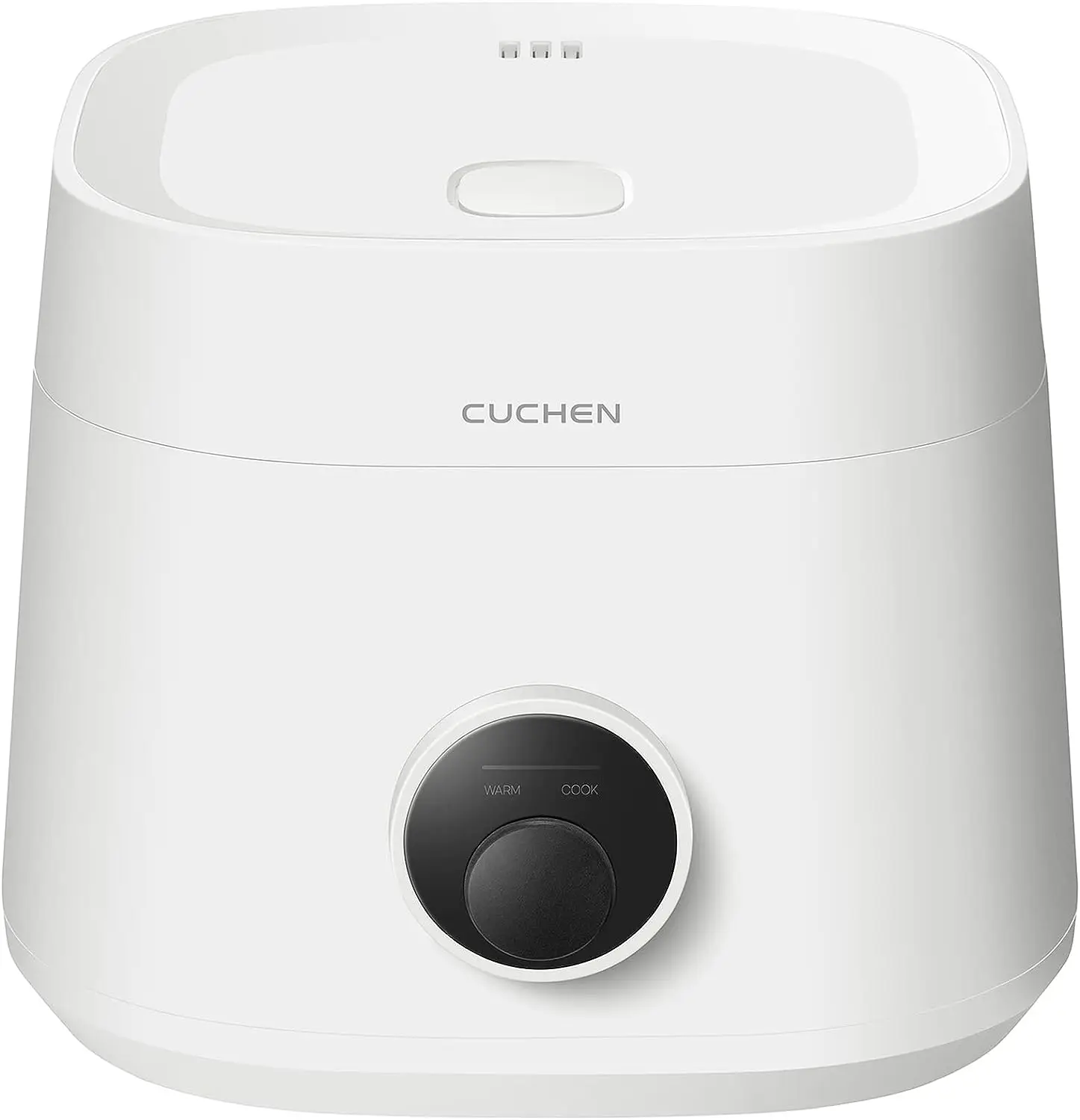 

6 Cup Rice Cooker and Warmer, Detachable Cover, Nonstick Inner , White