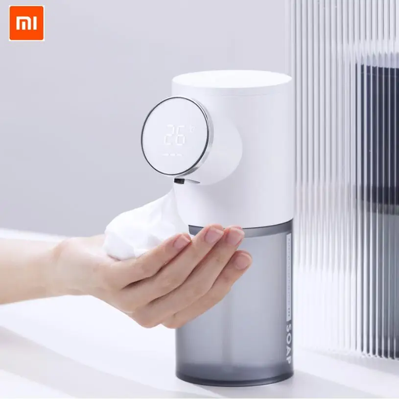 

Автоматический дозатор мыла Xiaomi, инфракрасный дозатор мыла с USB-зарядкой, 320 м, цифровой дисплей, дезинфицирующее средство для рук