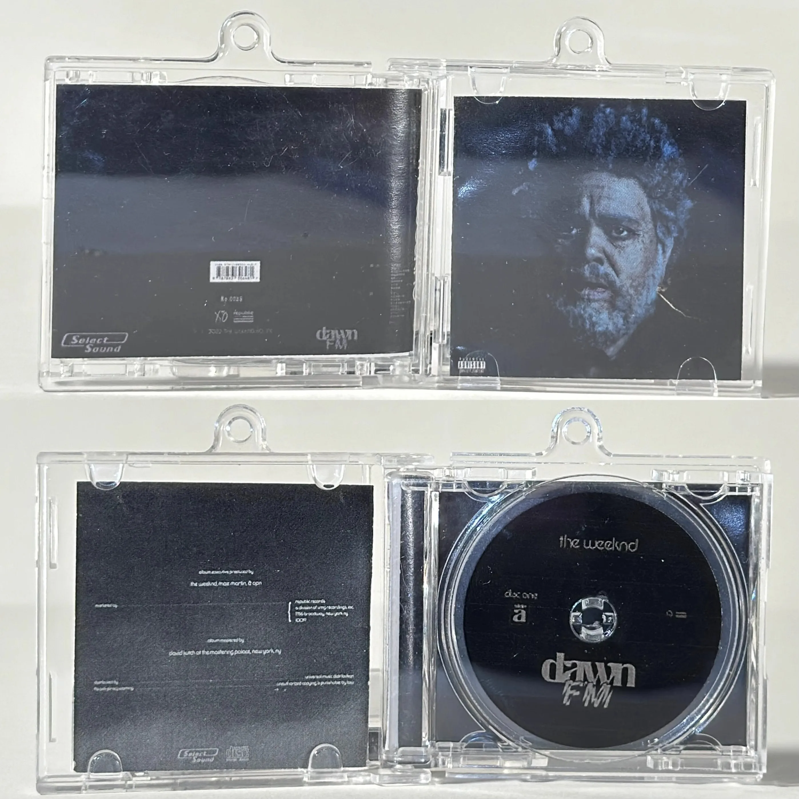Брелок The Weeknd Play Songs NFC Dawn FM-альбом мини-музыкальный компакт-диск акриловый брелок