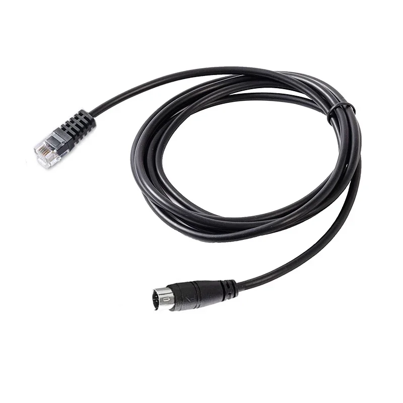 Фото Соединительный кабель Mini DIN 6PIN к RJ12 6P6C длиной 2 м для педалей FANATEC/SHIFTERS к колесам FANA KABLE PS/2 к RJ12 6-контактный кабель №3