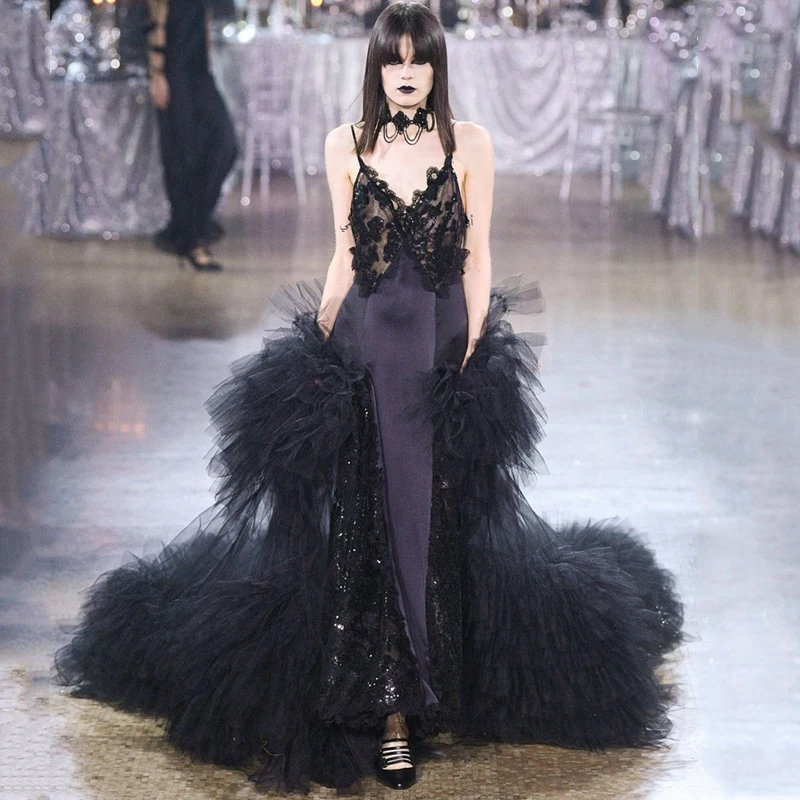 MSMUSI 2024 новое модное женское сексуальное кружевное сетчатое атласное платье без