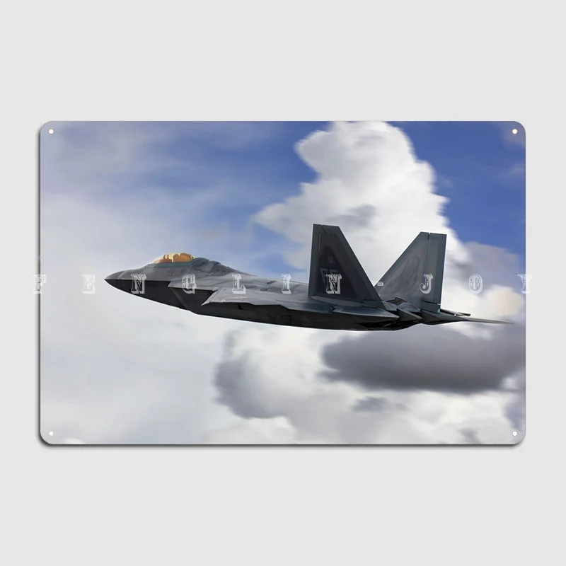 

Usaf F22 Raptor Metal Plaque Poster Cinema Garage Pub Garage Funny Wall Decor Tin Sign Poster