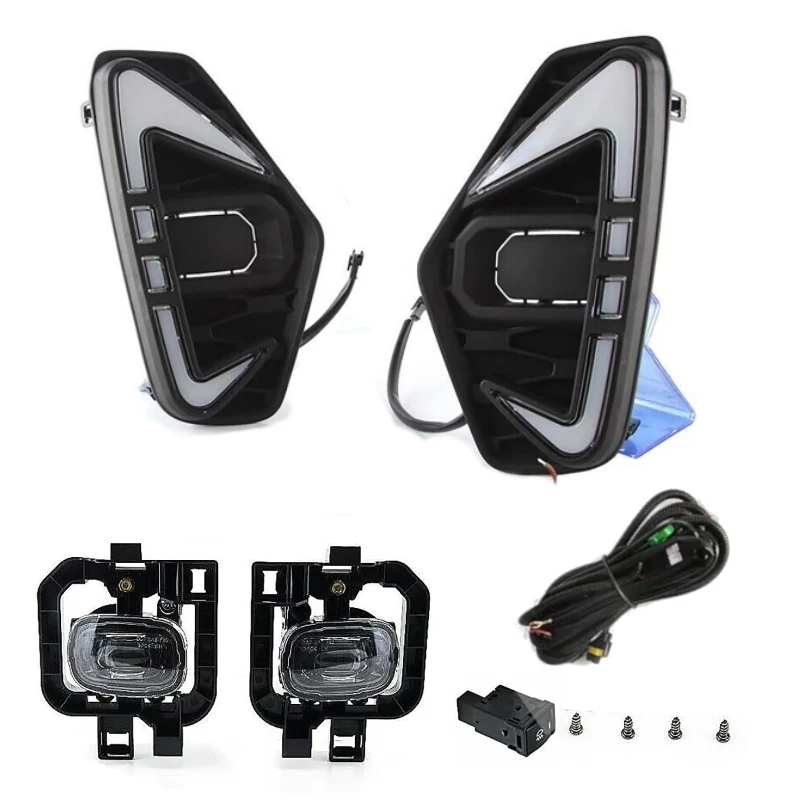 Автомобильная фонарь передний противотуманный двухцветные динамические