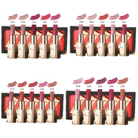 5 colors lip gloss tint set waterproof makeup matte long lasting make up kits drop shipping