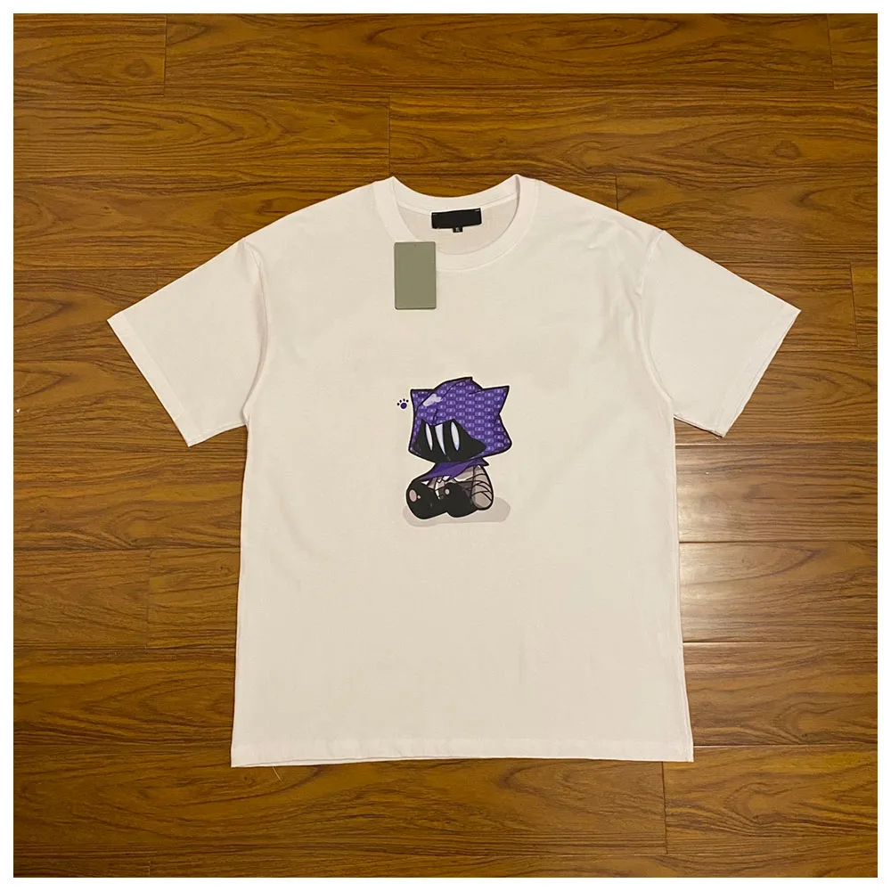 

2023 Summer High-End 1:1 Men's Letter Print Logo Casual Versatile Couple Short Sleeve T-Shirt