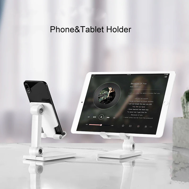 

Universal Desktop Mobile Phone Holder Stand for IPhone IPad Adjustable Tablet Foldable Table Cell Phone Desk Stand Holder