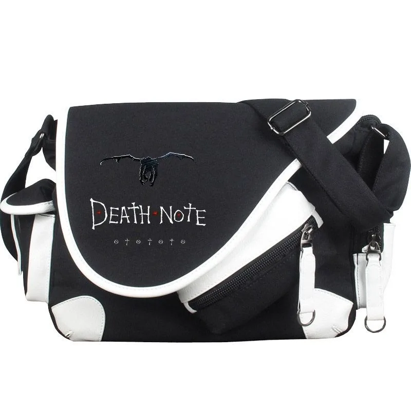 Тетрадь смерти Сумка на плечо Черный Death Note Desu Noto большая вместимость