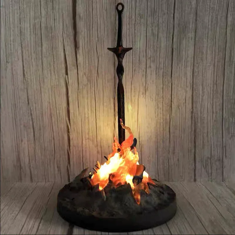 

Dark Souls-22cm -Bonfire with flickering- 1/6 Scale Light Statue Sammlerfigur Modell Spielzeug