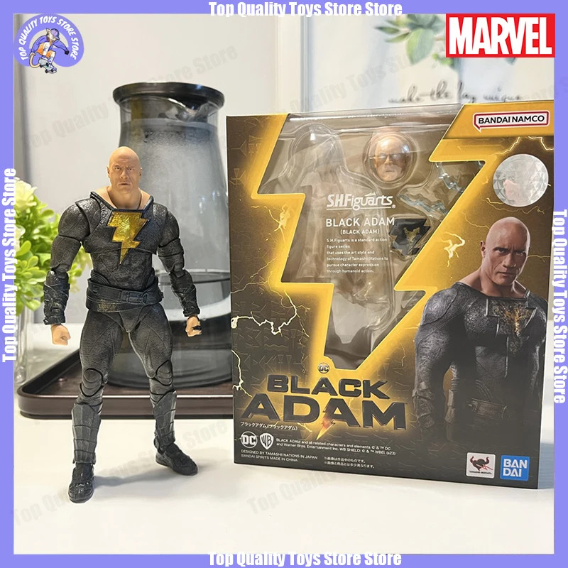 

Hot Original Bandai Black Adam S.H.Figuarts Dwayne Johnson In Stock Anime Action Collection Figures Model Toys Gift