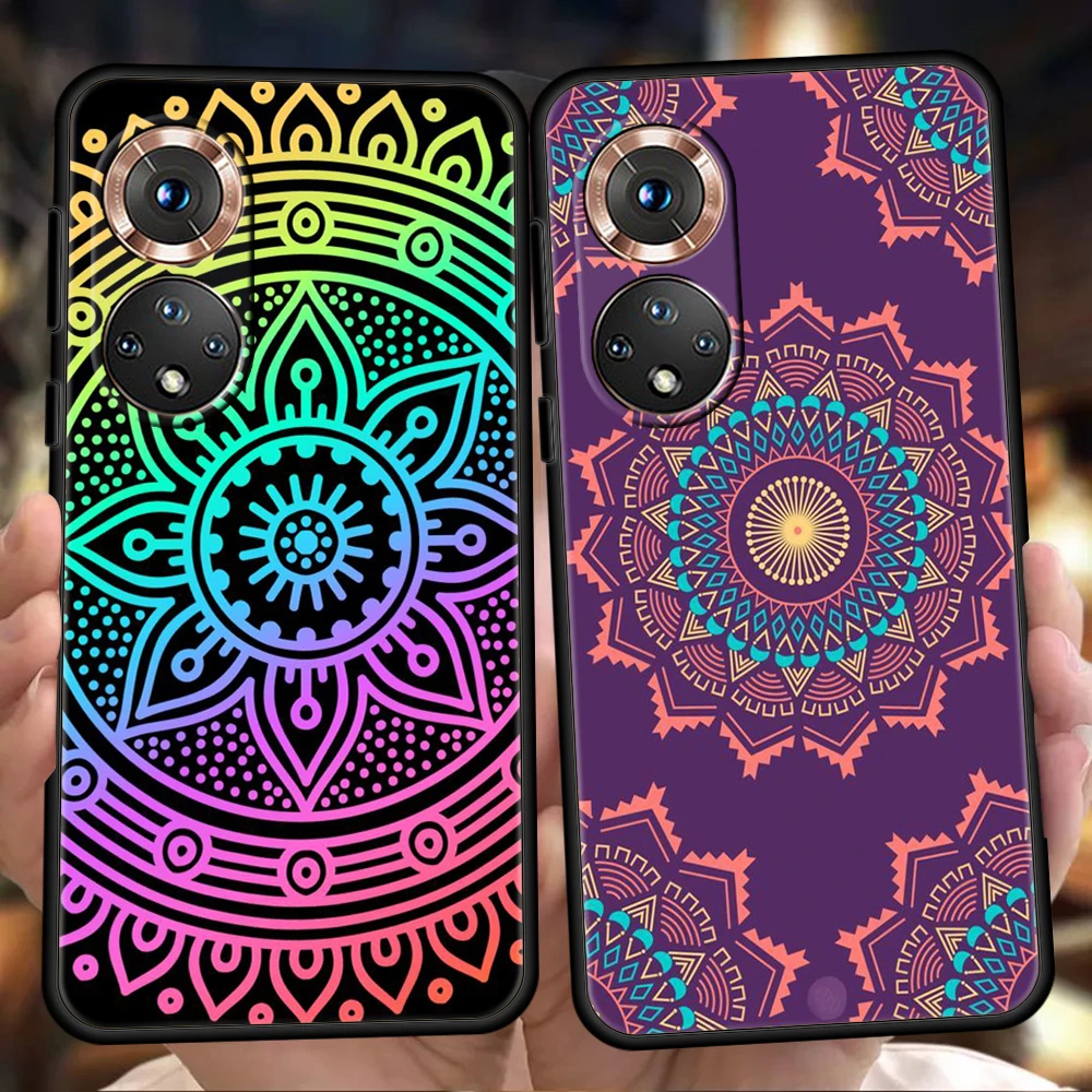 

Mandala Phone Case for Honor 8A 9X Pro 50 10i 20i 10 20 20S 9 8A 8S 8X 7A 5.7inch 7X Pro Lite Shockproof Soft Cover Fundas Coque