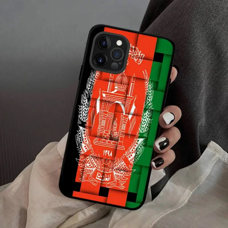 Yinuoda Afghan Afghanistan Flag Phone Case Silicone Soft for iphone 14 13 12 11 Pro Mini XS MAX 8 7 6 Plus X XS XR Cover images - 6
