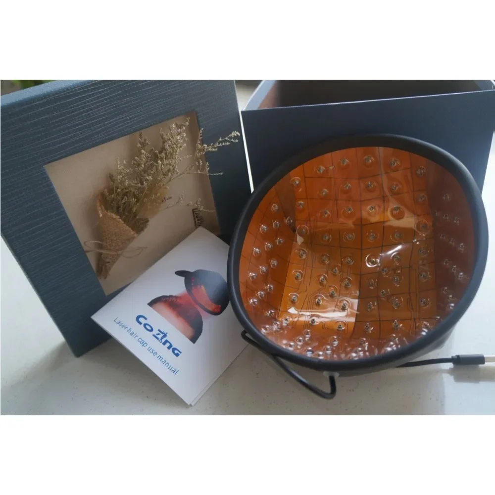 Лазерный шлем для роста волос светодиодная шапочка решение против выпадения