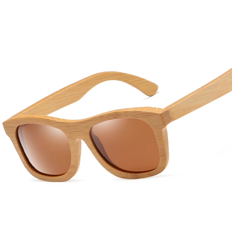 

GM-винтажные бамбуковые и деревянные солнцезащитные очки, ручной работы, Polaroid, модные, спортивные очки, 1725VIP
