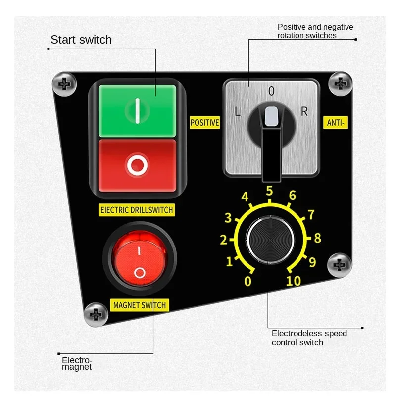 AX13RE Маленькая электрическая магнитная дрель для пола 220 В Мощная Портативный
