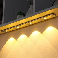 motion sensor under cabinet lights dimmable closet lights wireless rechargeable magnetic light kitchen night lights