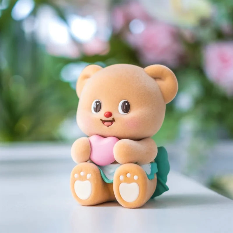 Butterbear Sweet Life Series слепая коробка куклы игрушки фигурка бабочка флокированные