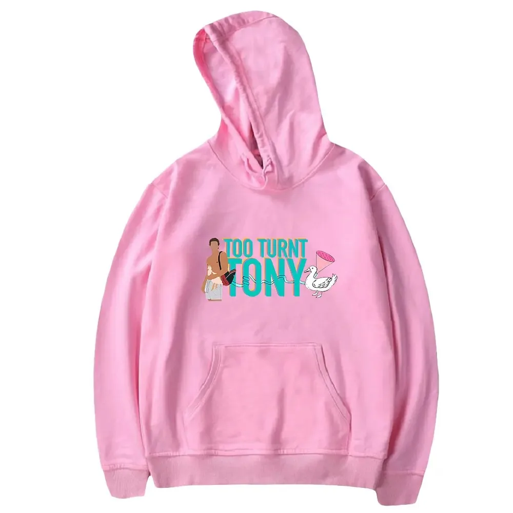 TooTurntTony Hoodie para homens e mulheres pulôver de manga comprida moletons unissex streetwear casual roupas da moda 2024