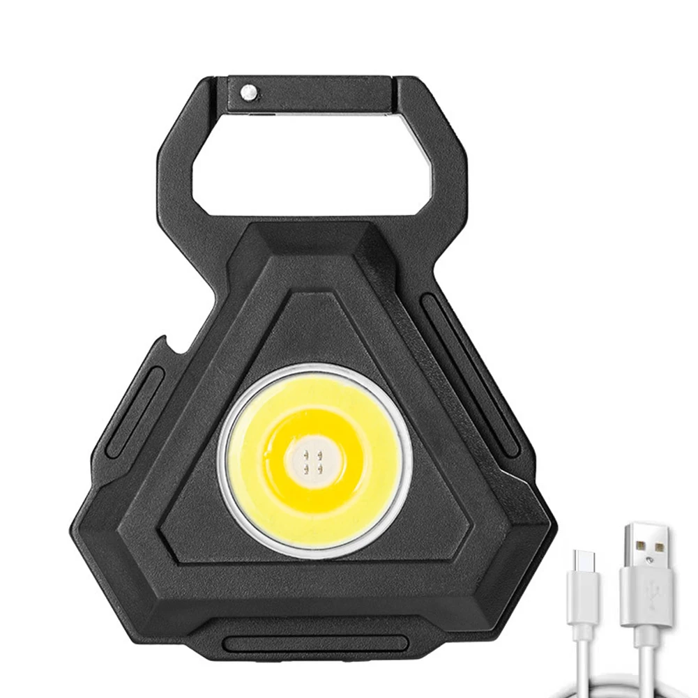 

Mini Pocket Flash Light Type-C USB Rechargeable Portable Flashlight Work Lights Camping Fishing Climbing Lantern COB LED Lamp