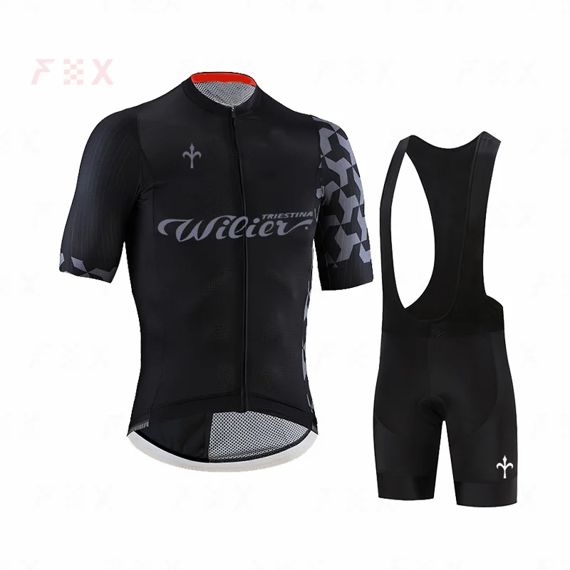 2022 wilier New Cycling Jersey Set Summer Quick-dry Cycling Clothing MTB Maillot Ropa Ciclismo Men Anti-UV Road Bike Racing Suit