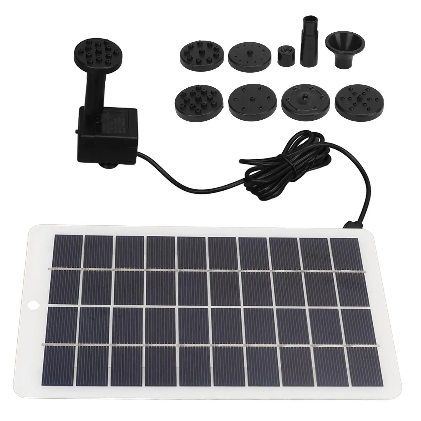 Высокоэффективный насос для фонтана на солнечной батарее 5