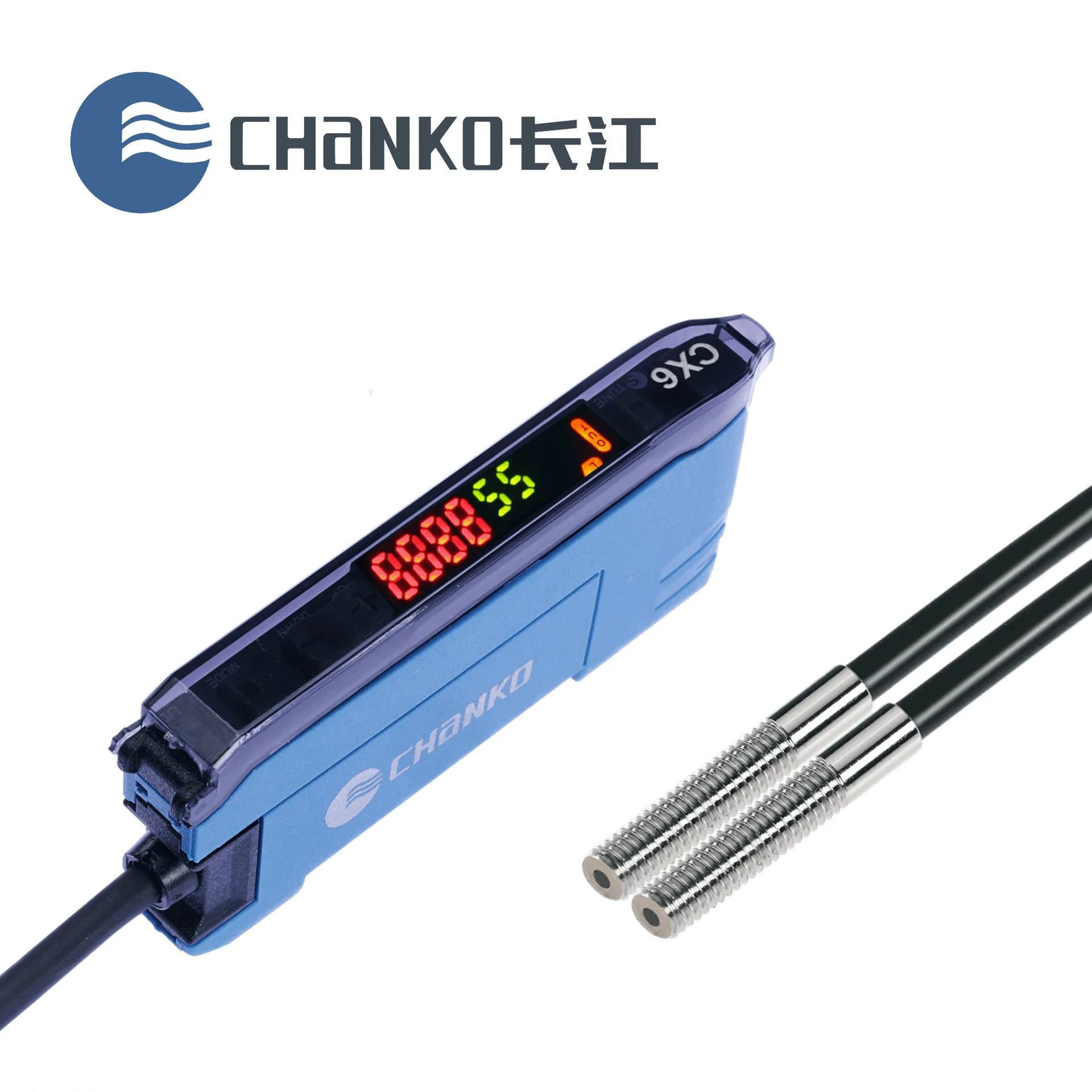 

CHANKO/Changjiang CX6 series upgraded intelligent optical fiber sensor CX6-DN10S optical fiber amplifier