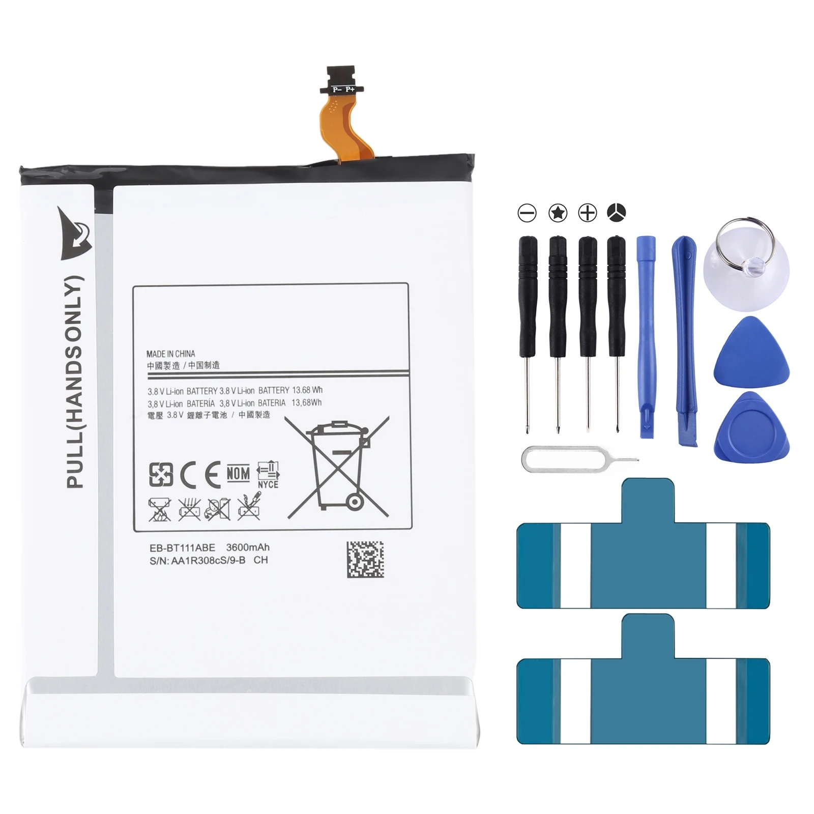 Для Samsung Galaxy T115 T116 SM-T110 3600mAh EB-BT111ABE замена батареи