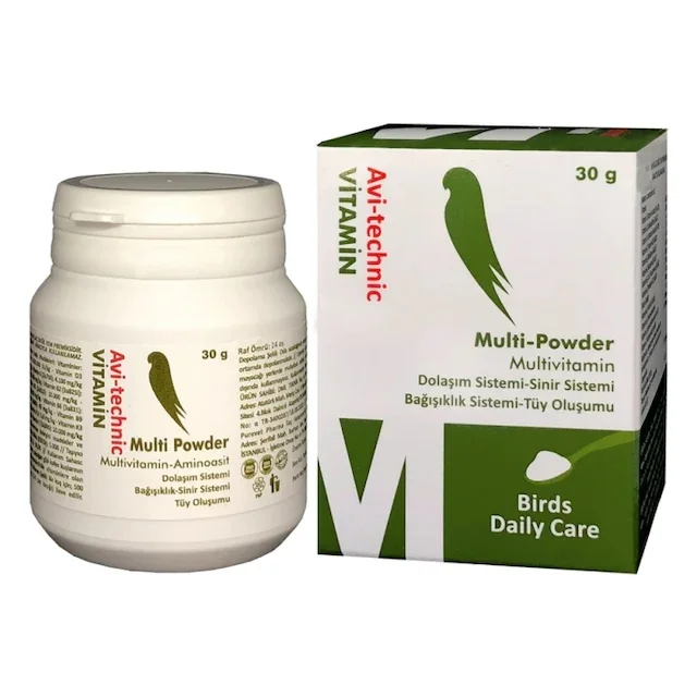 

AviTechnic Vitamin Multi Vitamin Powder for Powder Birds 30 Grams 472597171