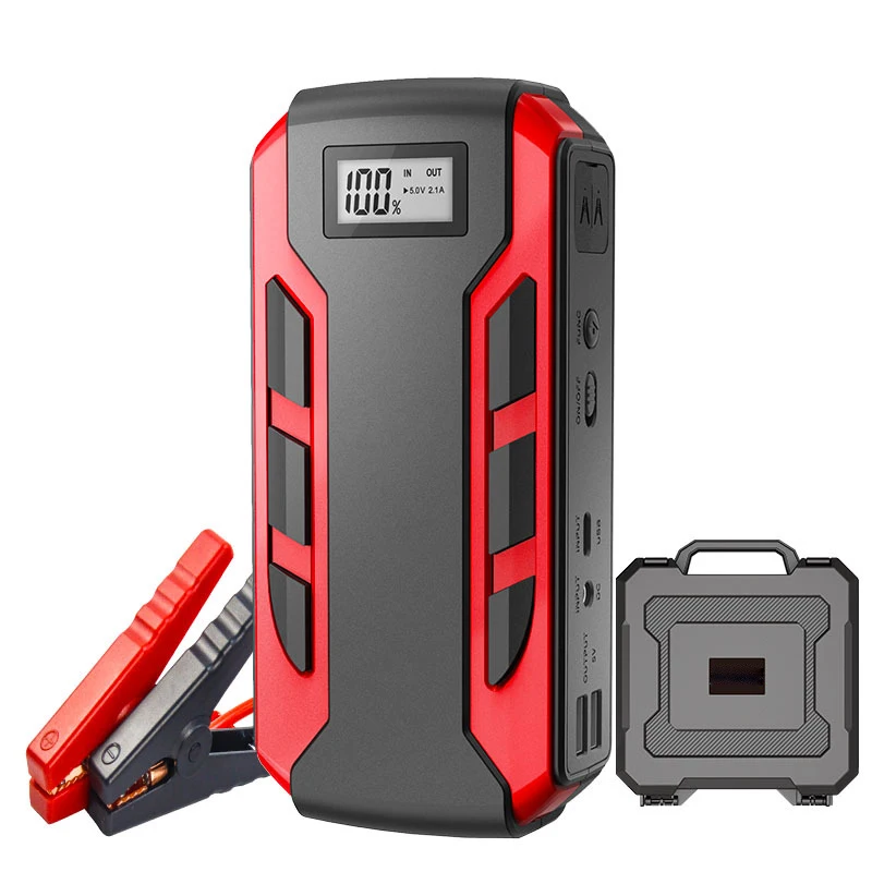 

12V Car Jump Starter 12000mAh Power Bank Vehicle Booster Starting Device Emergency Tool 2000A Jump Start Gasoline Engine