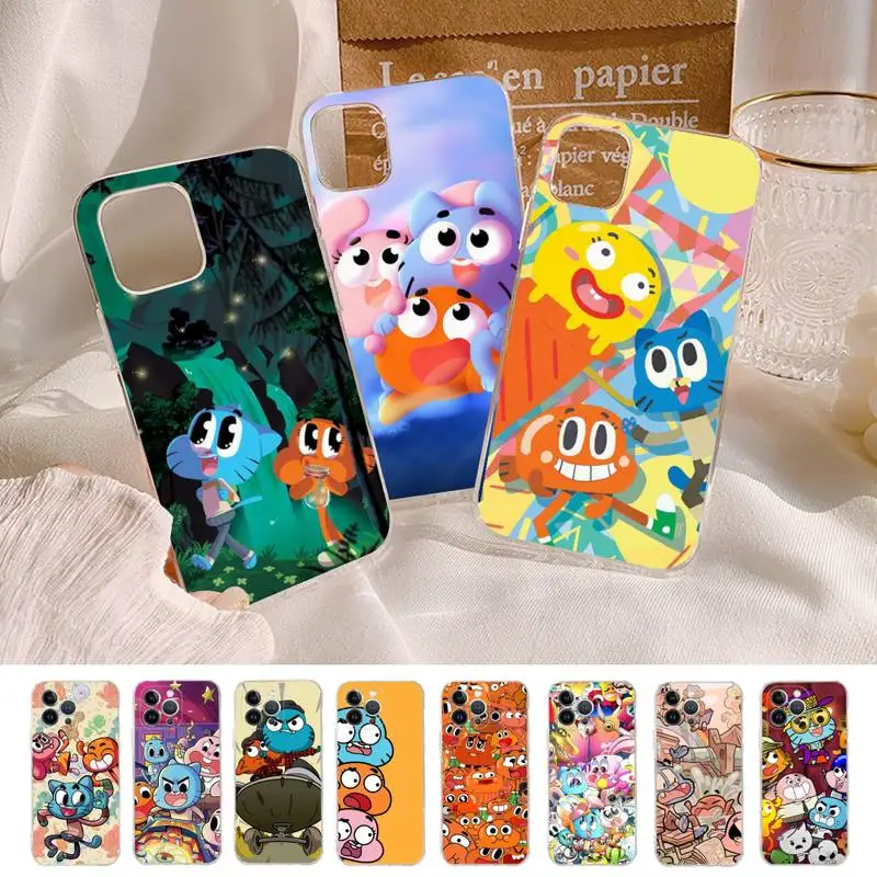 

the Gumball gumball Phone Case Silicone Soft for iphone 14 13 12 11 Pro Mini XS MAX 8 7 6 Plus X XS XR Cover
