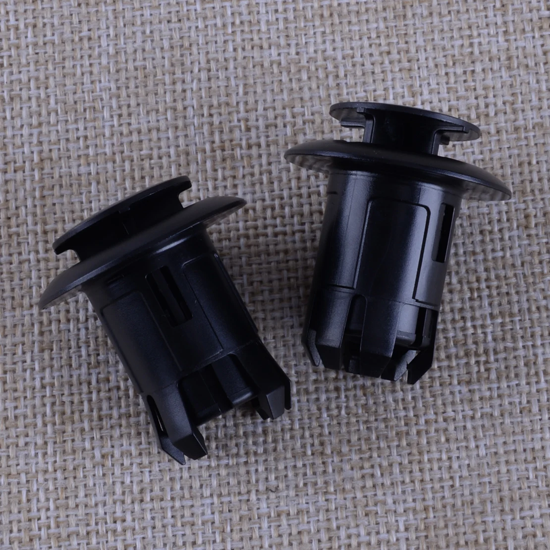 

2 шт., фиксатор автомобильной панели, боковая юбка и молдинг на порог, черный пластик, подходит для Toyota Lexus 76923-47010