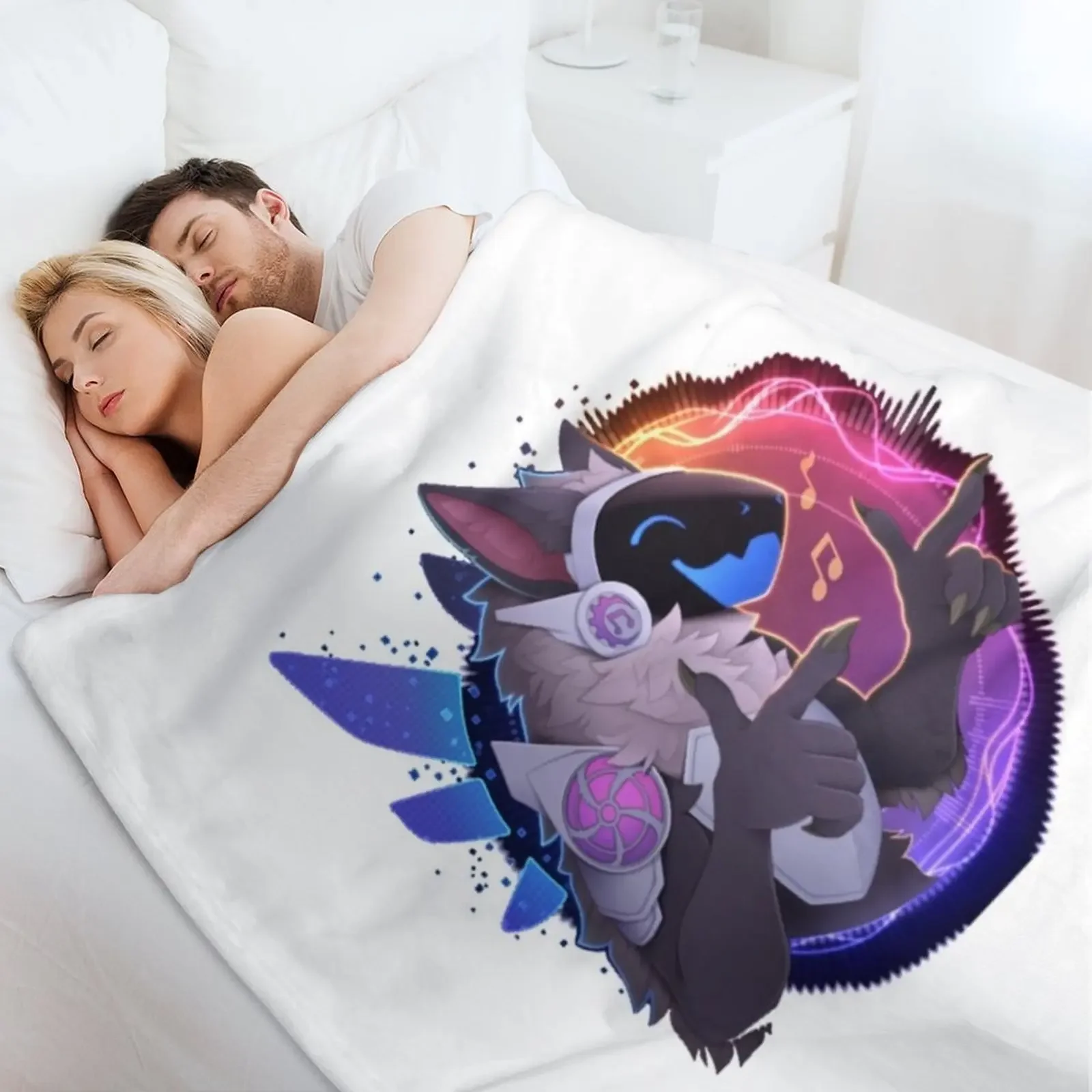 Диско протоген Плед Свободные зимние постельные одеяла Одеяла