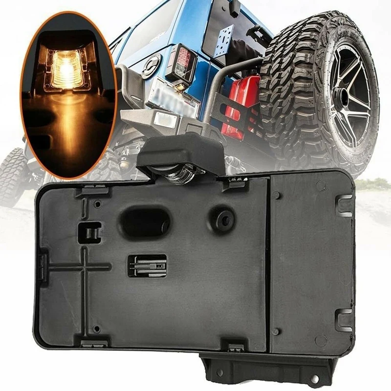 Кронштейн для крепления заднего номерного знака автомобиля и штатив Jeep Wrangler JK