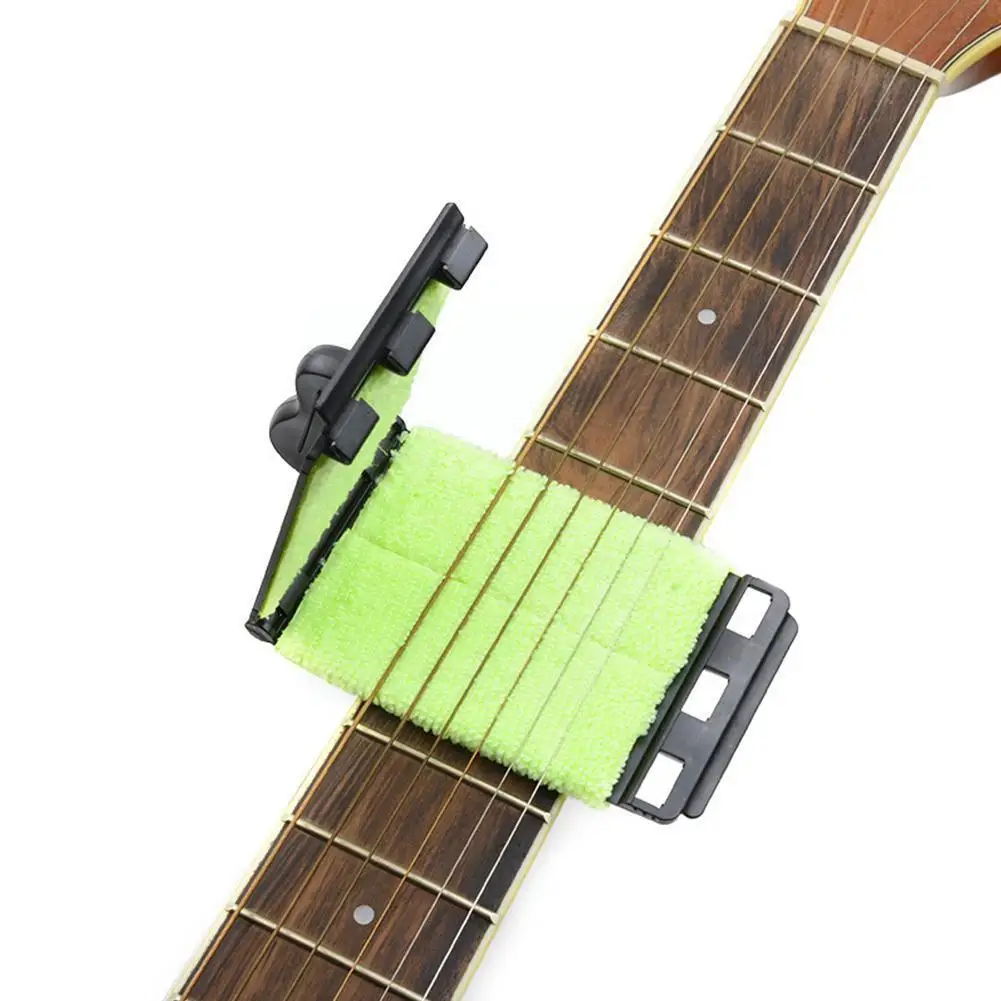 

1Pcs Guitar String Wiper Washable Electric Guitar String Device Rub Scrubber Cleaning Maintenance Care String Cleaner Cardb M4K0