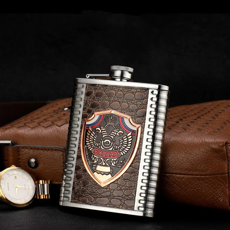 

Фляжка в ретро-стиле DF50JH, индивидуальная портативная фляжка для виски, для улицы, бытовые товары