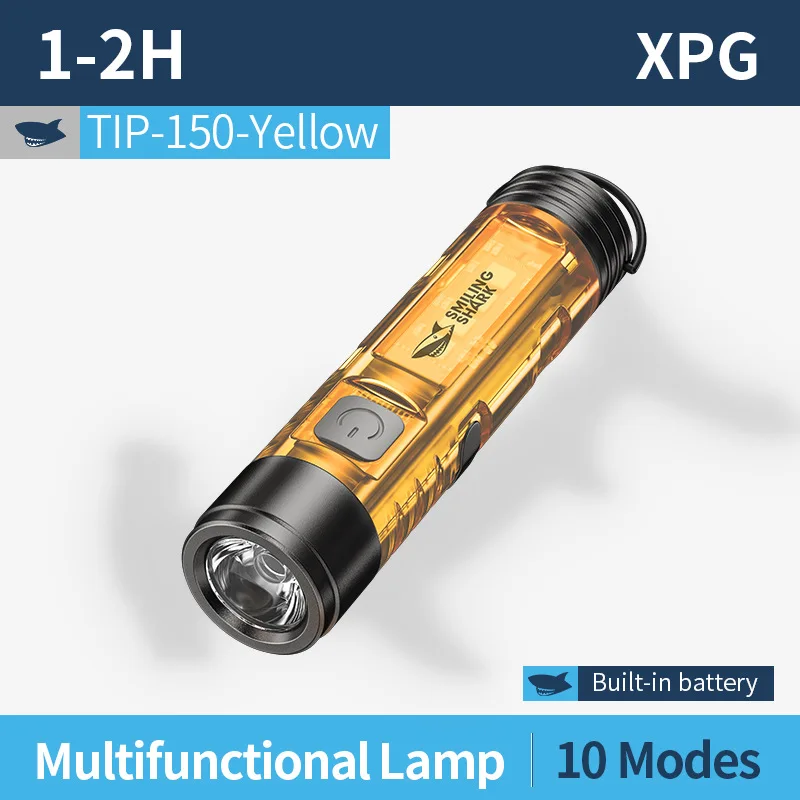 

Портативный LED фонарик, 4+6 режимов, водонепроницаемый