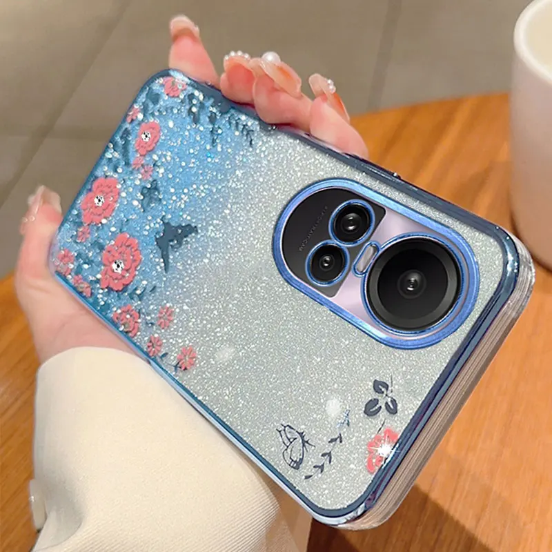 Роскошный Бриллиантовый чехол для OPPO Reno 10 Pro Reno11 A98 A17 A16 k A94 4G A57S