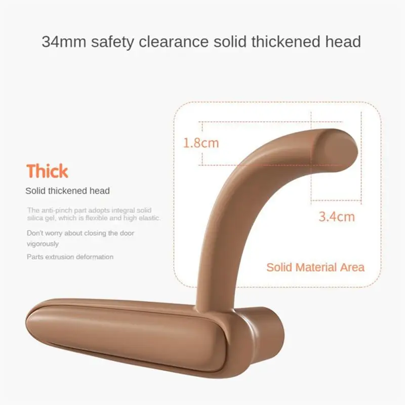 

Door Holder Door Stop Retainer Convenient Installation Silicone Door Clip Anti-pinch Hand Mute Door Fixed Clip Preventer