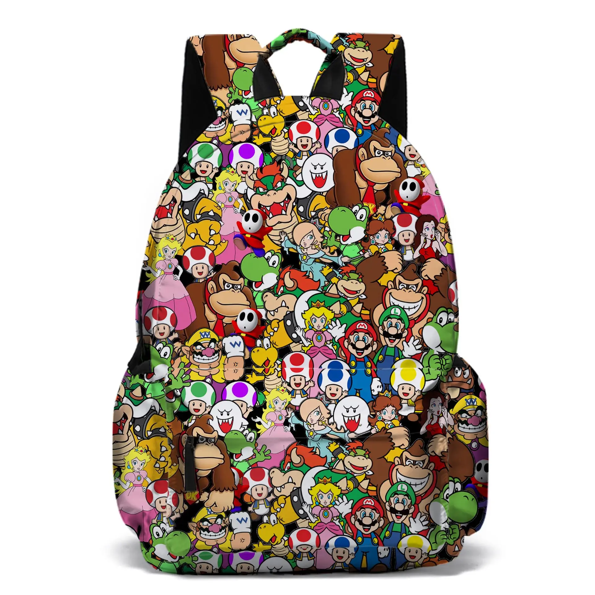 

2pcs Super Mario Brosined. Movie Backpack set School Bag Pencil bag Travel Bag