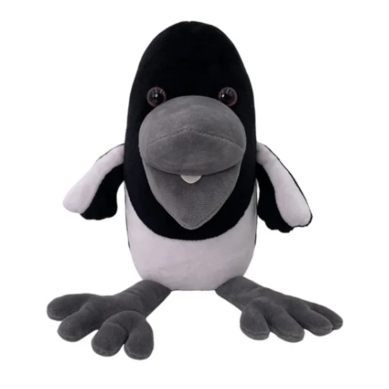 

New Game Halloween Steve and Maggie Plush Toy 20cm Kawaii Magpie Crow Peluche Toys Soft Stuffed Animal Doll Baby Kids Gifts