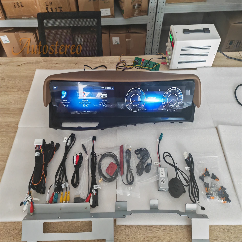 RHD цифровой кластер ЖК-дисплей Android для Mercedes-Benz S W221 2006-2013 автомобильный