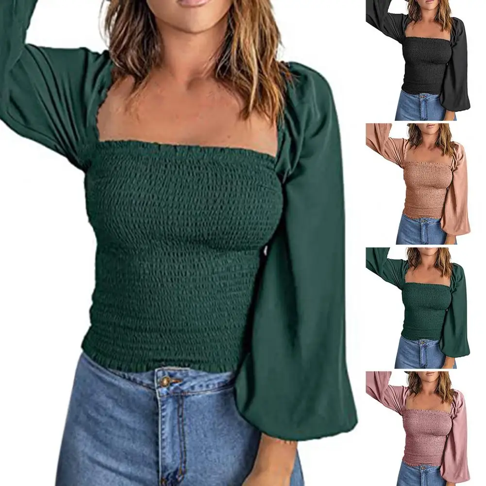 

Soft Ladies Shirt Slim Fit Patchwork Woman Tops Ladies Office Shirt Commuter-Clothes