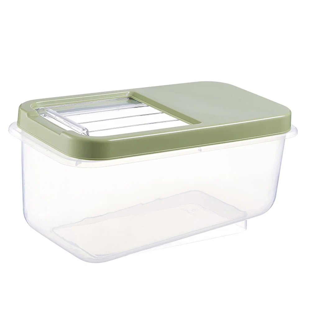 

10Kg Plastic Rice Storage Box Bucket Sealed Moisture-proof Large Capacity Grain Flour Container Kitchen Grain Cereal