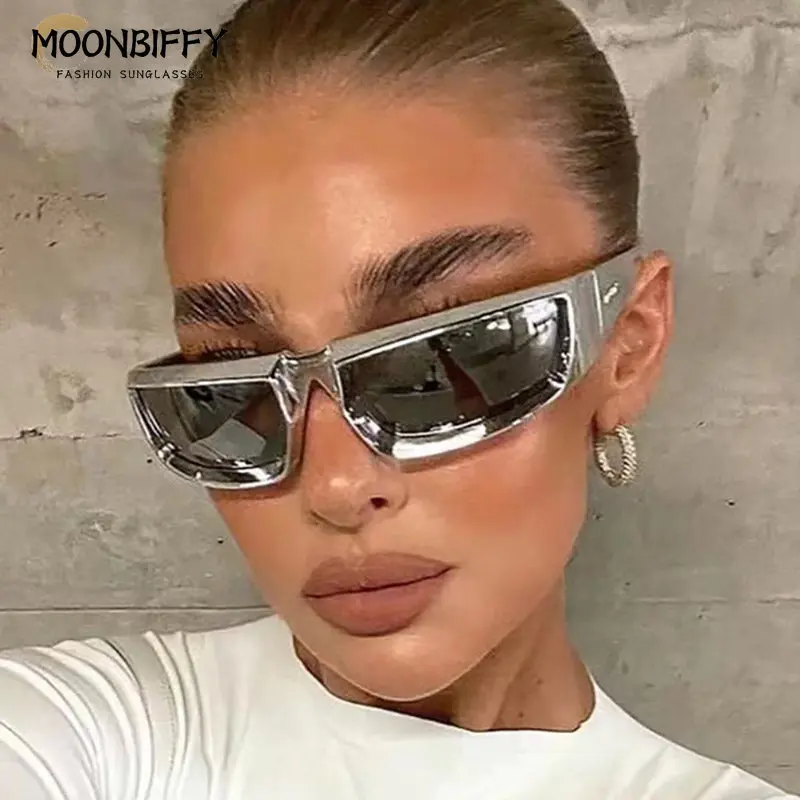 

Future Technology Sense Sunglasses y2k Punk Party Glasses Men's Women's Trendy Vintage Eyewear Cycling Shades Street Shooting