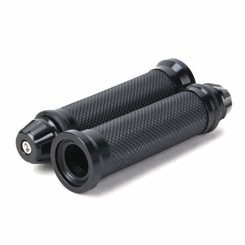 

Rubber Porous Carved Motorcycle Handlebar Grips Motorbike Handle Hand Bar For Harley for Yamaha for Honda for BMW