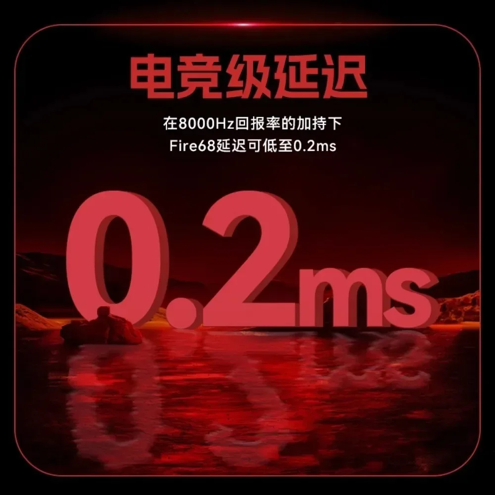 Игровая механическая клавиатура MADLIONS FIRE68 магнитная ось Web Drive RT 8 кГц 68 клавиш шлюз